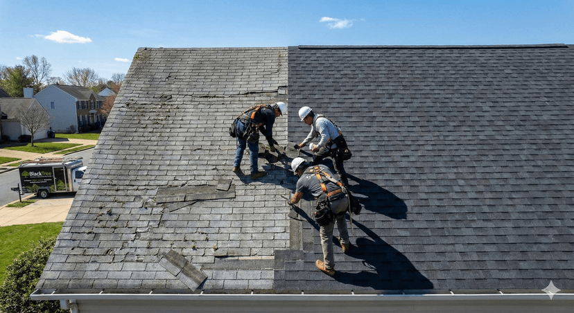 Roof installation in progress Norfolk